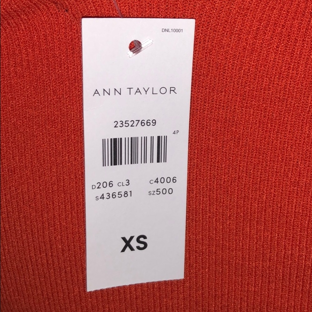 Orange Ribbed Top - Picture 4 of 4